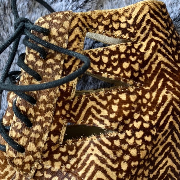 Steve Madden Animal Print Wedges - Picture 2 of 7